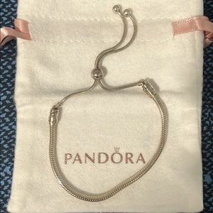 Pandora Moments Snake Chain Slider Bracelet